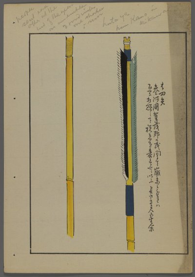 日本のおもちゃ、清水清風の海の友（A Childs Friends）、1891-1923年。矢印。 作： Shimizu Seifu